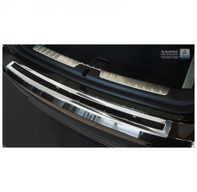 Protector Paragolpes Acero Inox 'Deluxe' Bmw X6 F16 2014- Chrome/Negro Carbon